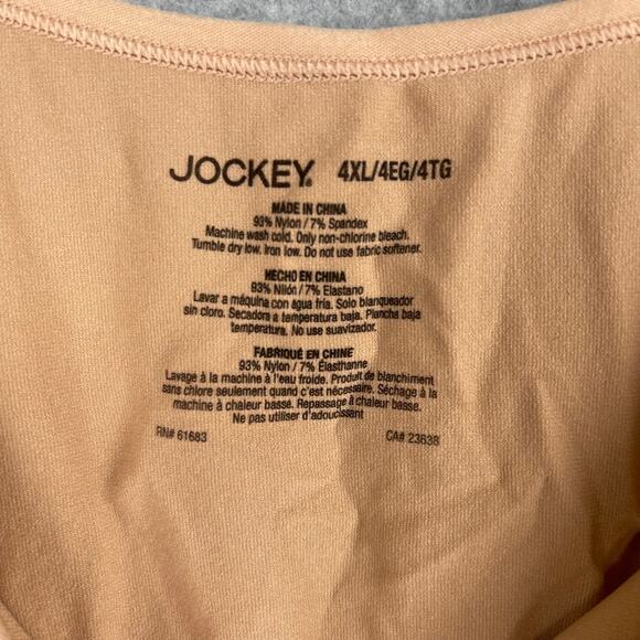 J7000 Jockey Essentials Seamfree Slimming Tank Cool & Comfy Tan Size 4XL - Picture 5 of 7
